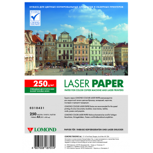 Глянцевая бумага для лазерной печати А4, 250г/м2, 150 листов, Lomond 0310441