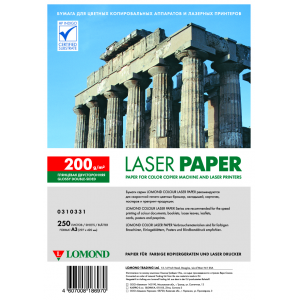 Глянцевая бумага для лазерной печати А3, 200г/м2, 250 листов, Lomond 0310331