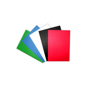 Обложки картонные «Кожа», А4 (210*297мм), цвет: белый, 230г/м2, 100листов
