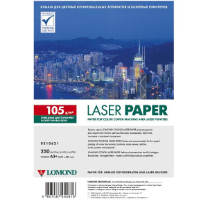 Глянцевая бумага для лазерной печати А3+, 105г/м2, 250 листов, Lomond 0310621